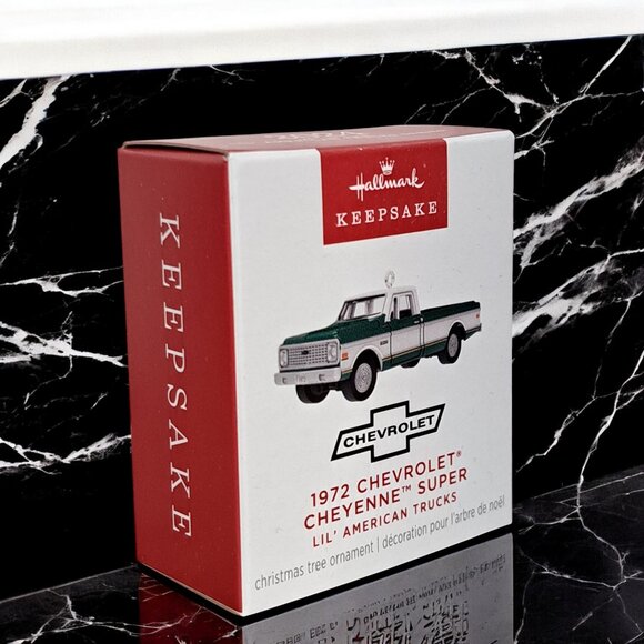 Hallmark 2024 Lil' American Trucks #2 1972 CHEVROLET CHEYENNE SUPER ~ NMIB - Picture 2 of 10